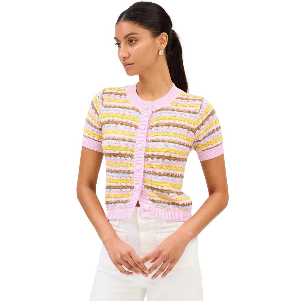 Allison New York Spring Adelle Cardigan - Orchid Multi NWT VARIOUS SIZES